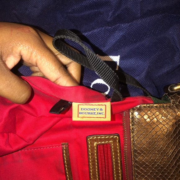 Authentic Dooney & Bourke Limited Edition Women’s Florentine Python Leather - Picture 6 of 7